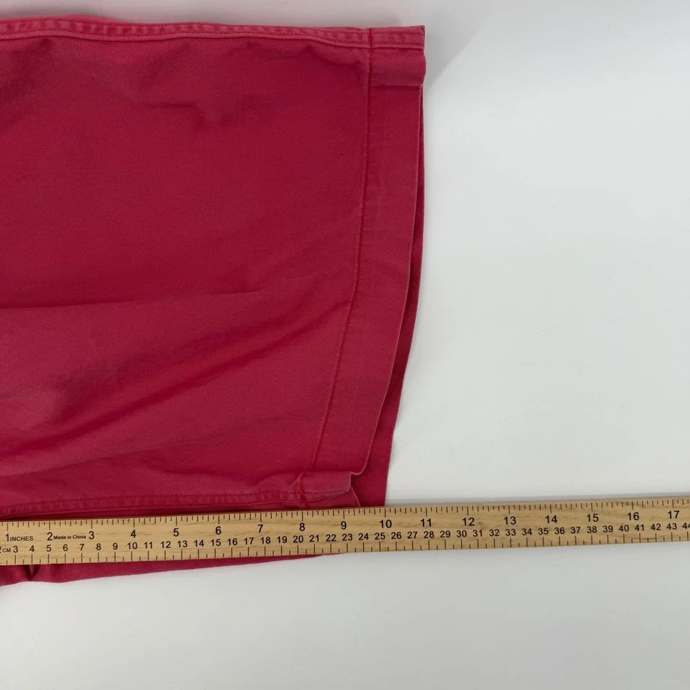 Polo Ralph Lauren Shorts Mens 42 Red Relaxed Fit Chino Cotton Embroidered Pony
